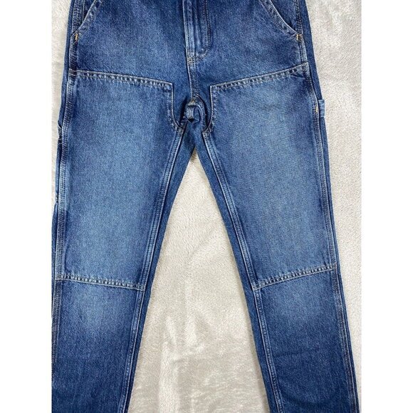 GAP Kids ‘90s Original Straight Carpenter Jeans - Size 12 Slim - Blue Denim EUC - Picture 2 of 13